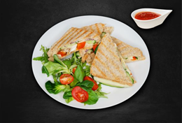 Tosty + ser + warzywa